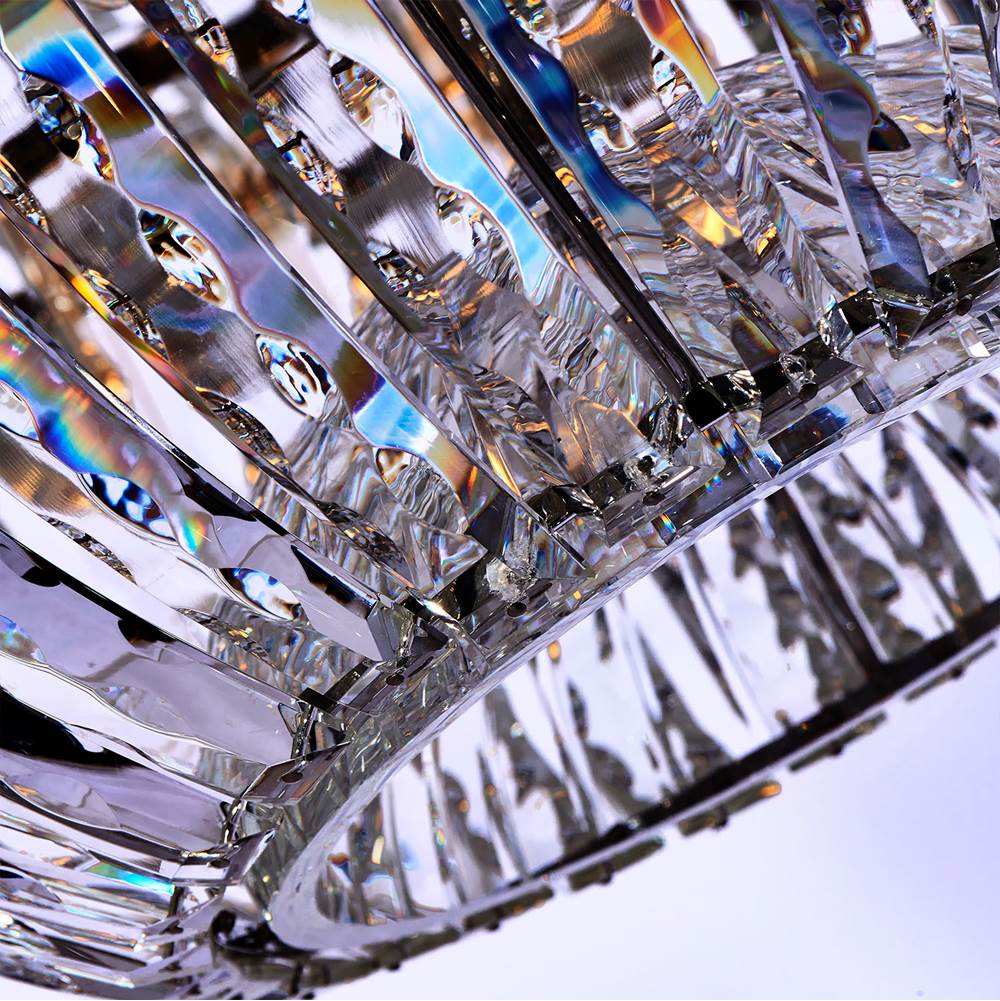 Allegri By Kalco Lighting Fontana 29.5-in 15 Light Socket Chrome/clear Chandelier