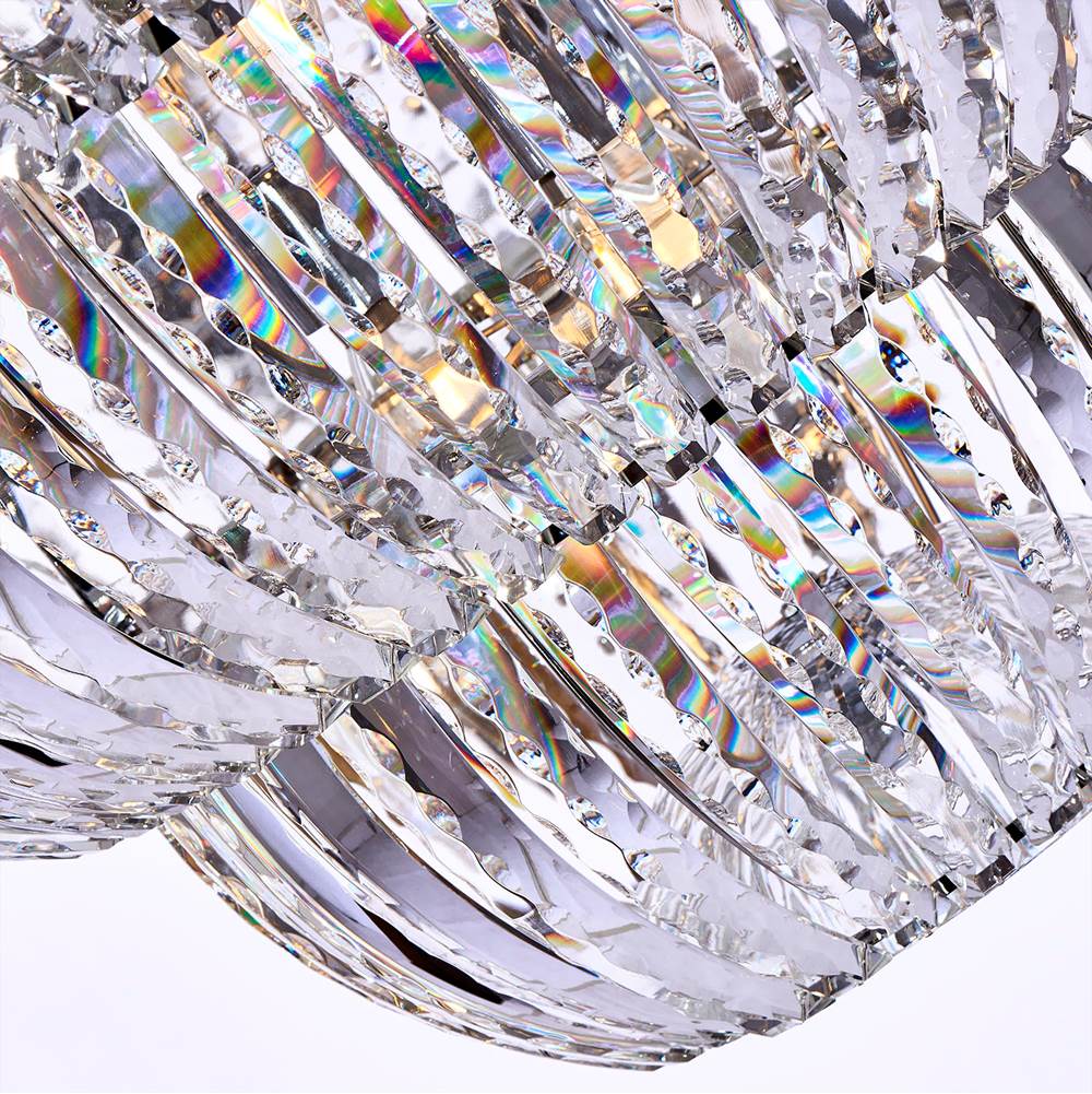 Allegri By Kalco Lighting 040852-010-FR001 Chrome Fontana 29.5-in 15 Light Socket Chrome/clear Chandelier Image 4