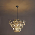 Allegri By Kalco Lighting 040852-010-FR001 Chrome Fontana 29.5-in 15 Light Socket Chrome/clear Chandelier Image 3