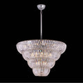 Allegri By Kalco Lighting 040853-010-FR001 Chrome Fontana 38-in 30 Light Socket Chrome/clear Chandelier Image 1