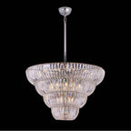 Allegri By Kalco Lighting 040853-010-FR001 Chrome Fontana 38-in 30 Light Socket Chrome/clear Chandelier Image 1