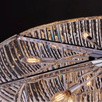 Allegri By Kalco Lighting 040853-010-FR001 Chrome Fontana 38-in 30 Light Socket Chrome/clear Chandelier Image 3