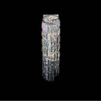 Allegri By Kalco Lighting 041721-014-FR001 Silver Vortice 21-in 2 Light Socket Silver/clear Wall Sconce Image 2