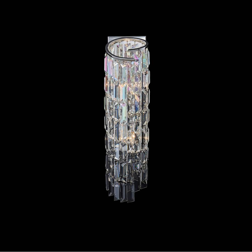 Allegri By Kalco Lighting 041721-014-FR001 Silver Vortice 21-in 2 Light Socket Silver/clear Wall Sconce Image 2