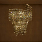 Allegri By Kalco Lighting Vortice 31-in 19 Light Socket Silver/clear Chandelier
