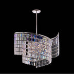 Allegri By Kalco Lighting 041756-014-FR001 Silver Vortice 31-in 13 Light Socket Silver/clear Chandelier Image 1