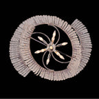 Allegri By Kalco Lighting 041756-014-FR001 Silver Vortice 31-in 13 Light Socket Silver/clear Chandelier Image 2