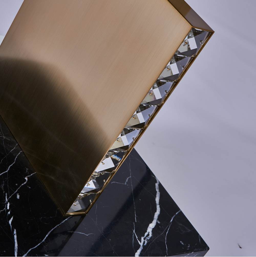 Allegri By Kalco Lighting 041895-044-FR001 Winter Brass Franco 70-in 1 Light Led Winter Brass/clear Floor Lamp Image 4
