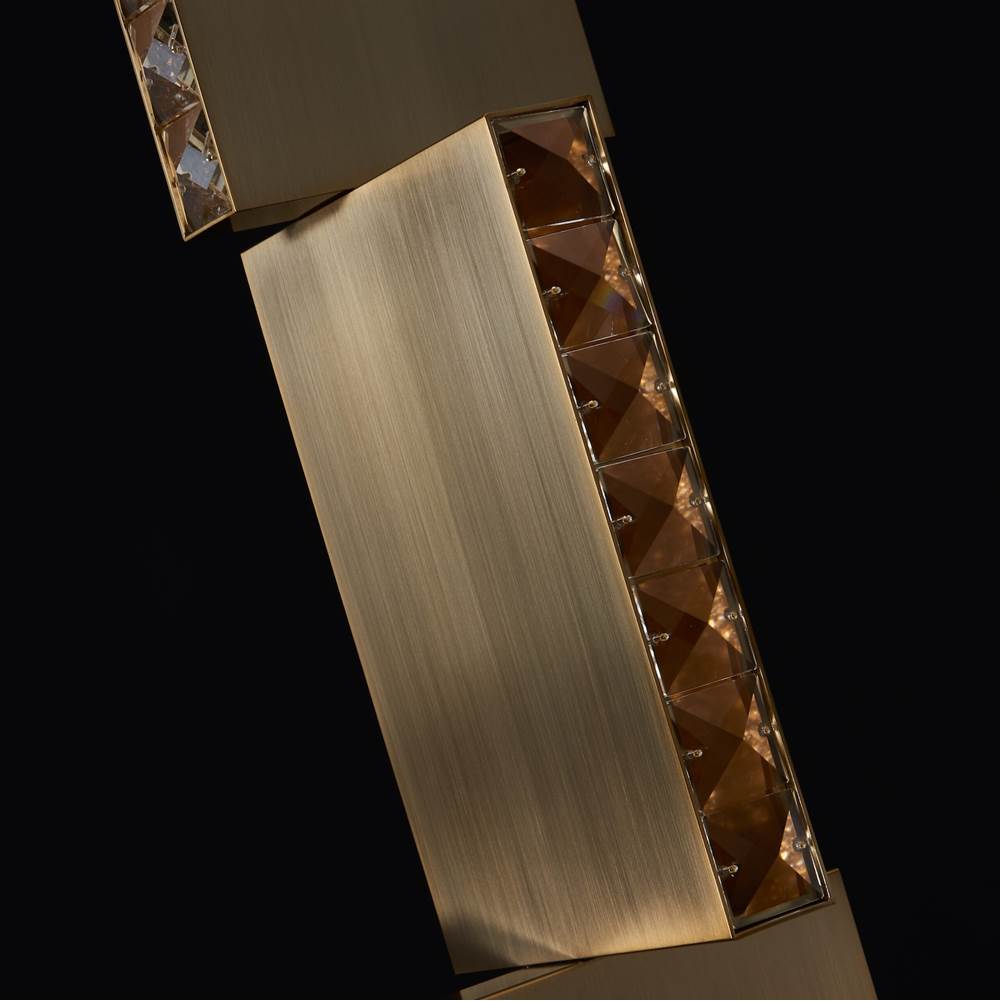 Allegri By Kalco Lighting 041895-044-FR001 Winter Brass Franco 70-in 1 Light Led Winter Brass/clear Floor Lamp Image 3
