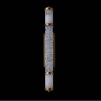 Allegri By Kalco Lighting Tubo 5-in 1 Light Led True Brass/clear Vanity Light