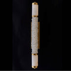 Allegri By Kalco Lighting 041931-062-FR001 True Brass Tubo 5-in 1 Light Led True Brass/clear Vanity Light Image 4