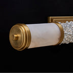 Allegri By Kalco Lighting 041931-062-FR001 True Brass Tubo 5-in 1 Light Led True Brass/clear Vanity Light Image 2