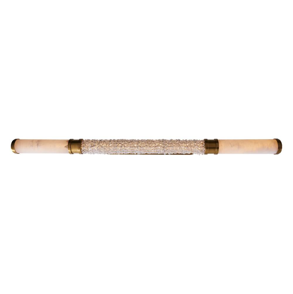 Allegri By Kalco Lighting 041961-062-FR001 True Brass Tubo 60-in 1 Light Led True Brass/clear Linear Pendant Image 3