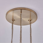 Allegri By Kalco Lighting 042055-044-FR001 Winter Brass Diamante 14-in 3 Light Led Winter Brass/clear Multi-pendant Image 5