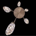 Allegri By Kalco Lighting 042057-044-FR001 Winter Brass Diamante 23-in 5 Light Led Winter Brass/clear Multi-pendant Image 2