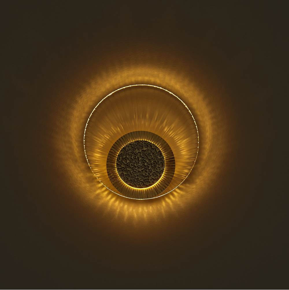 Allegri By Kalco Lighting 042521-018-FR001 18K Gold Girare 10-in 1 Light Led 18k Gold/clear Wall Sconce Image 2