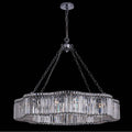 Allegri By Kalco Lighting 042656-010-FR001 Chrome Corda 38-in 12 Light Socket Chrome/clear Chandelier Image 1