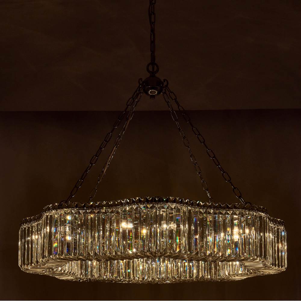 Allegri By Kalco Lighting 042656-010-FR001 Chrome Corda 38-in 12 Light Socket Chrome/clear Chandelier Image 4
