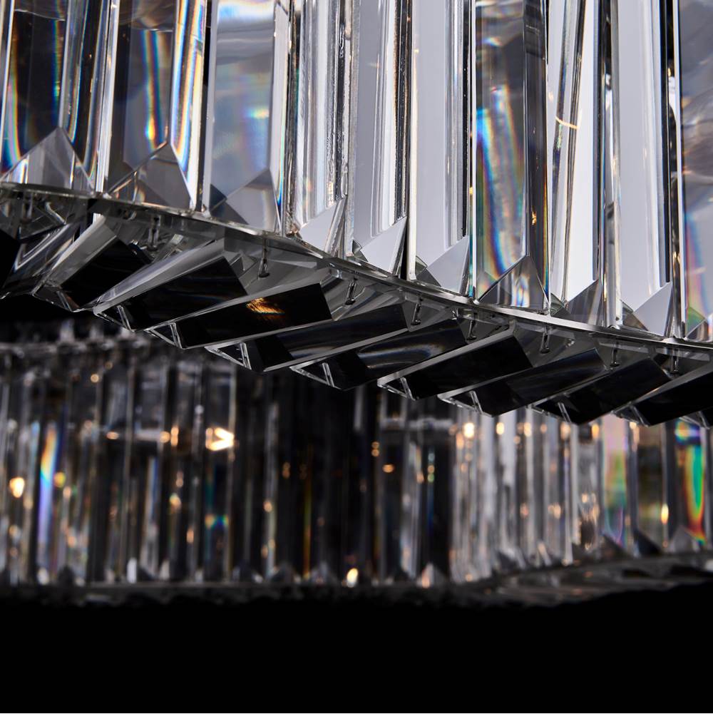 Allegri By Kalco Lighting 042656-010-FR001 Chrome Corda 38-in 12 Light Socket Chrome/clear Chandelier Image 2