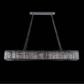 Allegri By Kalco Lighting 042661-010-FR001 Chrome Corda 63-in 18 Light Socket Chrome/clear Linear Pendant Image 1