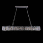 Allegri By Kalco Lighting 042661-010-FR001 Chrome Corda 63-in 18 Light Socket Chrome/clear Linear Pendant Image 1