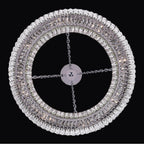 Allegri By Kalco Lighting Circolare 28-in 8 Light Socket Chrome/clear Chandelier