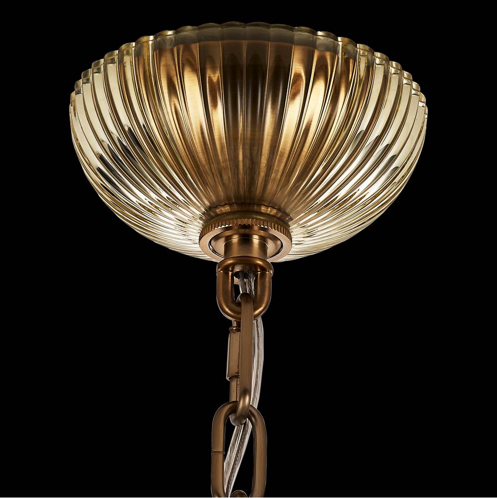 Allegri By Kalco Lighting 043672-044-GLMULTI Winter Brass Tinta 42-in 16 Light Socket Winter Brass/multi Chandelier Image 3