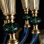 Allegri By Kalco Lighting 043672-044-GLMULTI Winter Brass Tinta 42-in 16 Light Socket Winter Brass/multi Chandelier Image 5