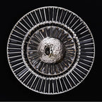 Allegri By Kalco Lighting Rosetta 17-in 1 Light Led Polished Nickel/clear Wall Sconce