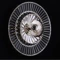 Allegri By Kalco Lighting 043821-046-FR001 Polished Nickel Rosetta 17-in 1 Light Led Polished Nickel/clear Wall Sconce Image 1