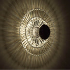 Allegri By Kalco Lighting 043821-046-FR001 Polished Nickel Rosetta 17-in 1 Light Led Polished Nickel/clear Wall Sconce Image 2