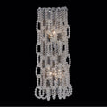 Allegri By Kalco Lighting 044821-010-FR001 Chrome Loops 20-in 2 Light Socket Chrome/clear Wall Sconce Image 1