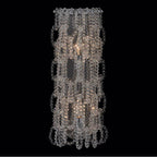 Allegri By Kalco Lighting 044821-010-FR001 Chrome Loops 20-in 2 Light Socket Chrome/clear Wall Sconce Image 2