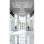 Allegri By Kalco Lighting 044856-010-FR001 Chrome Loops 34-in 21 Light Socket Chrome/clear Chandelier Image 3