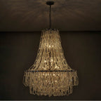 Allegri By Kalco Lighting 044856-010-FR001 Chrome Loops 34-in 21 Light Socket Chrome/clear Chandelier Image 2