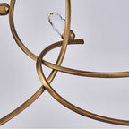 Allegri By Kalco Lighting 045655-062-FR001 True Brass Bilancia 36-in 6 Light Led True Brass/firenze Clear Chandelier Image 4
