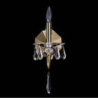 Allegri By Kalco Lighting Passo 16-in 1 Light Socket Silver/clear Wall Sconce