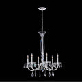 Allegri By Kalco Lighting 046176-014-FR001 Silver Passo 28-in 6 Light Socket Silver/clear Chandelier Image 1