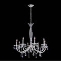 Allegri By Kalco Lighting 046177-014-FR001 Silver Passo 34-in 8 Light Socket Silver/clear Chandelier Image 1