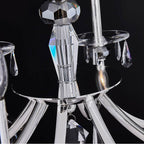 Allegri By Kalco Lighting 046177-014-FR001 Silver Passo 34-in 8 Light Socket Silver/clear Chandelier Image 3