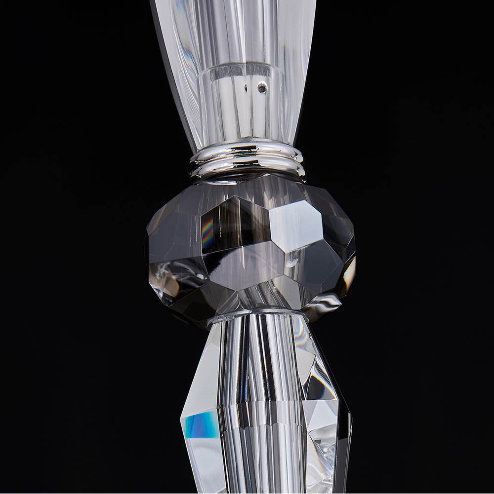 Allegri By Kalco Lighting 046177-014-FR001 Silver Passo 34-in 8 Light Socket Silver/clear Chandelier Image 2