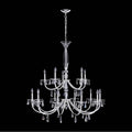 Allegri By Kalco Lighting 046178-014-FR001 Silver Passo 45-in 15 Light Socket Silver/clear Chandelier Image 1