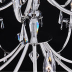 Allegri By Kalco Lighting 046178-014-FR001 Silver Passo 45-in 15 Light Socket Silver/clear Chandelier Image 3