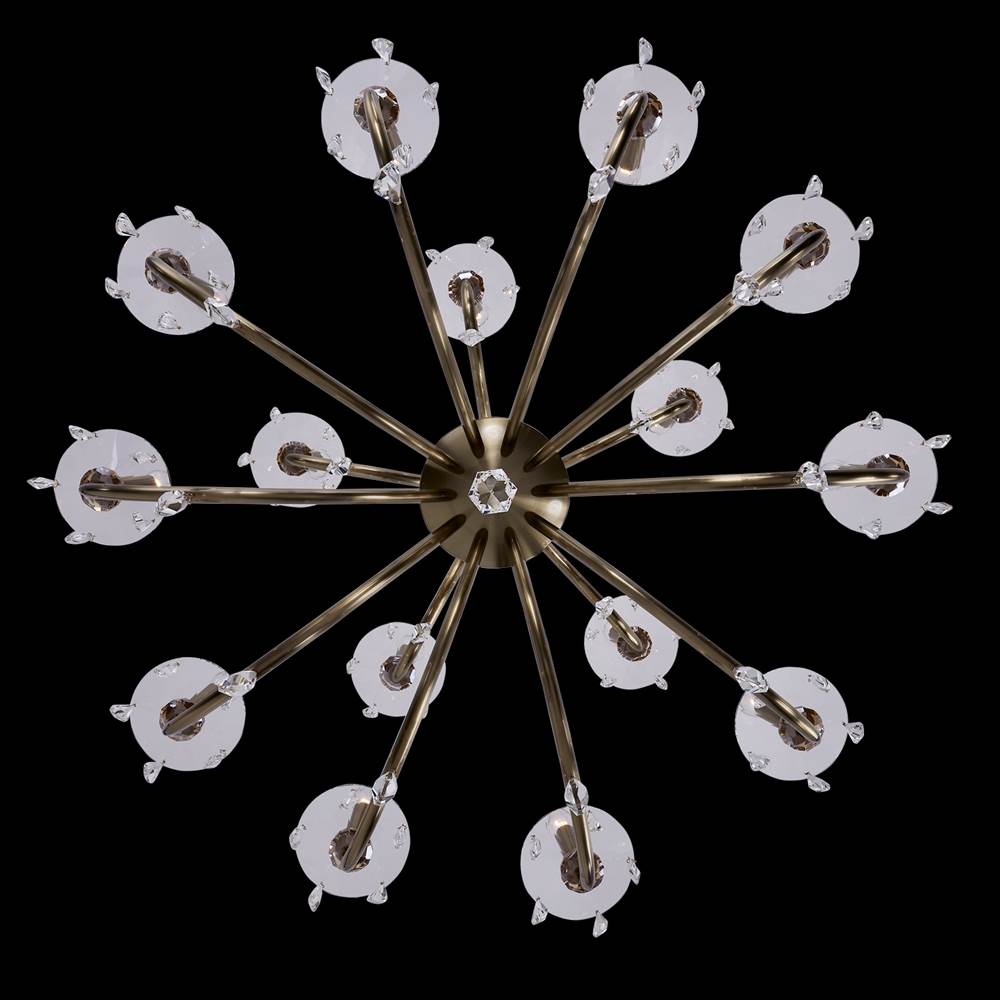 Allegri By Kalco Lighting Passo 45-in 15 Light Socket Silver/clear Chandelier