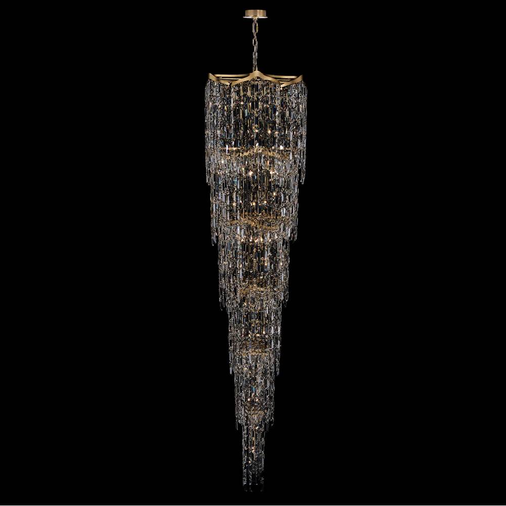 Allegri By Kalco Lighting 046251-073-FR001 Two Tone 18K Gold Cadere 26-in 42 Light Socket Two Tone 18k Gold/clear Chandelier Image 1