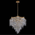 Allegri By Kalco Lighting 046255-073-FR001 Two Tone 18K Gold Cadere 26-in 15 Light Socket Two Tone 18k Gold/clear Chandelier Image 1