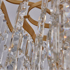 Allegri By Kalco Lighting 046255-073-FR001 Two Tone 18K Gold Cadere 26-in 15 Light Socket Two Tone 18k Gold/clear Chandelier Image 2