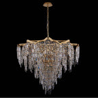 Allegri By Kalco Lighting 046256-073-FR001 Two Tone 18K Gold Cadere 40-in 24 Light Socket Two Tone 18k Gold/clear Chandelier Image 1