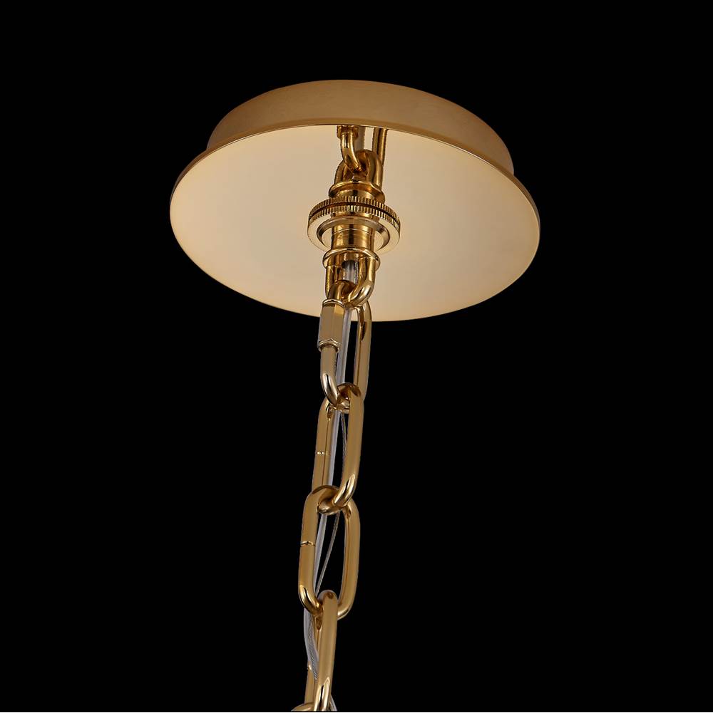 Allegri By Kalco Lighting 046256-073-FR001 Two Tone 18K Gold Cadere 40-in 24 Light Socket Two Tone 18k Gold/clear Chandelier Image 4