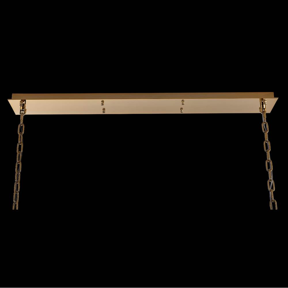 Allegri By Kalco Lighting 046261-073-FR001 Two Tone 18K Gold Cadere 63-in 24 Light Socket Two Tone 18k Gold/clear Linear Pendant Image 3